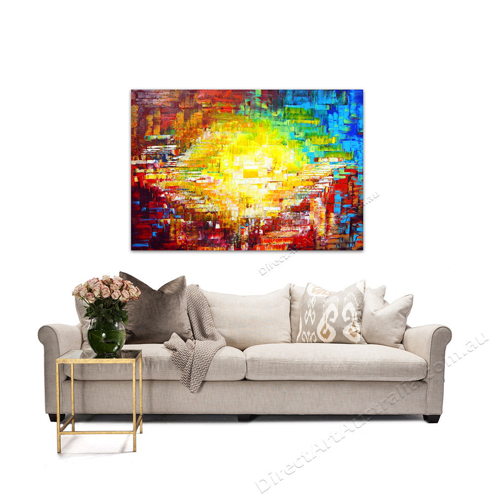Knife Painting FA70057 on the wall