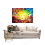 Knife Painting FA70057 on the wall