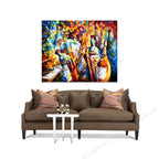 Knife Painting FA062 on the wall