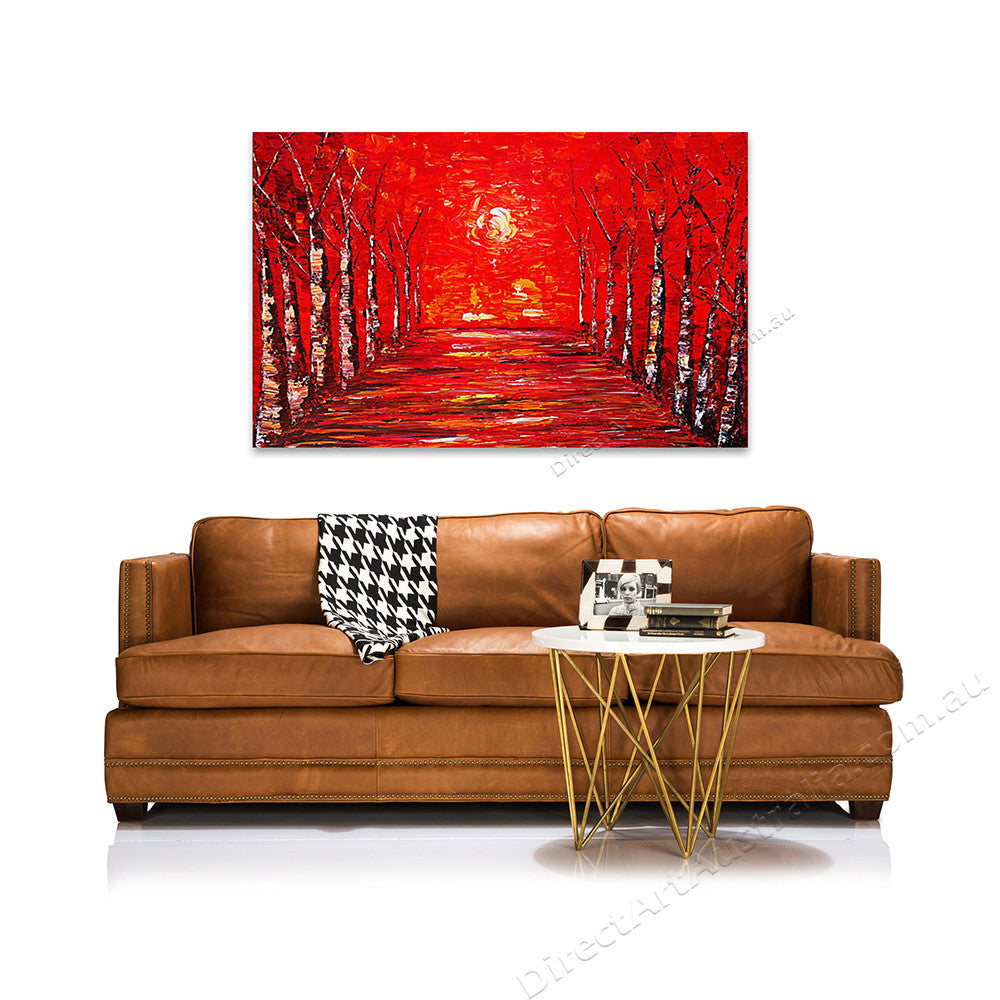 Knife Painting FA92552 on the wall
