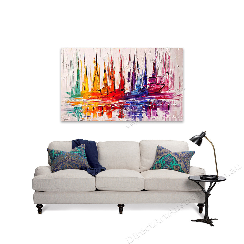 Knife Painting FA074 on the wall
