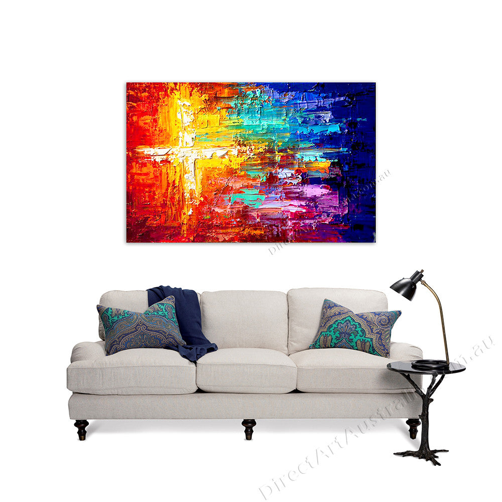 Knife Painting FA76662 on the wall