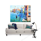 Venice Knife Painting on the wall