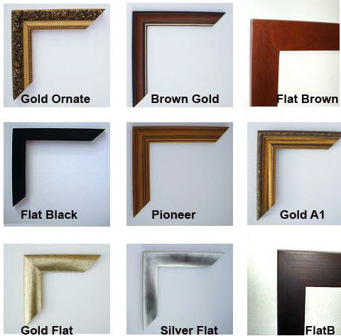 Choose any outer wooden frame. Your paintings comes framed and ready to hang - if you choose this option there is no need to stretch the painting. Just choose a frame - delivered ready to hang on your wall!
