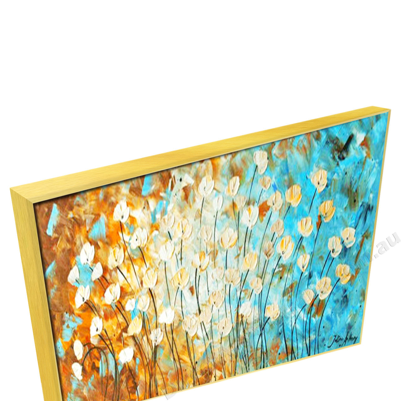 Gold Floating Frame