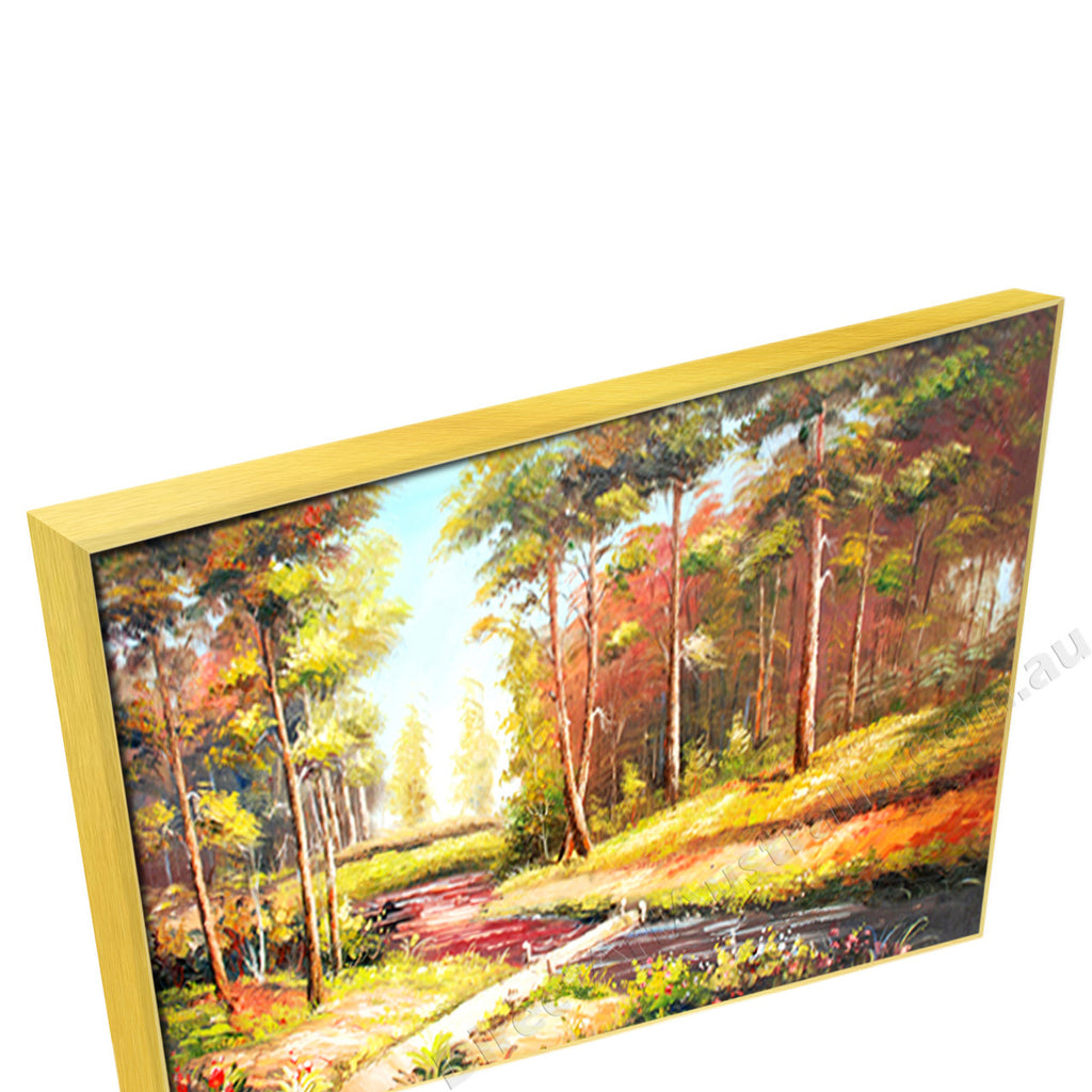 Gold Floating Frame