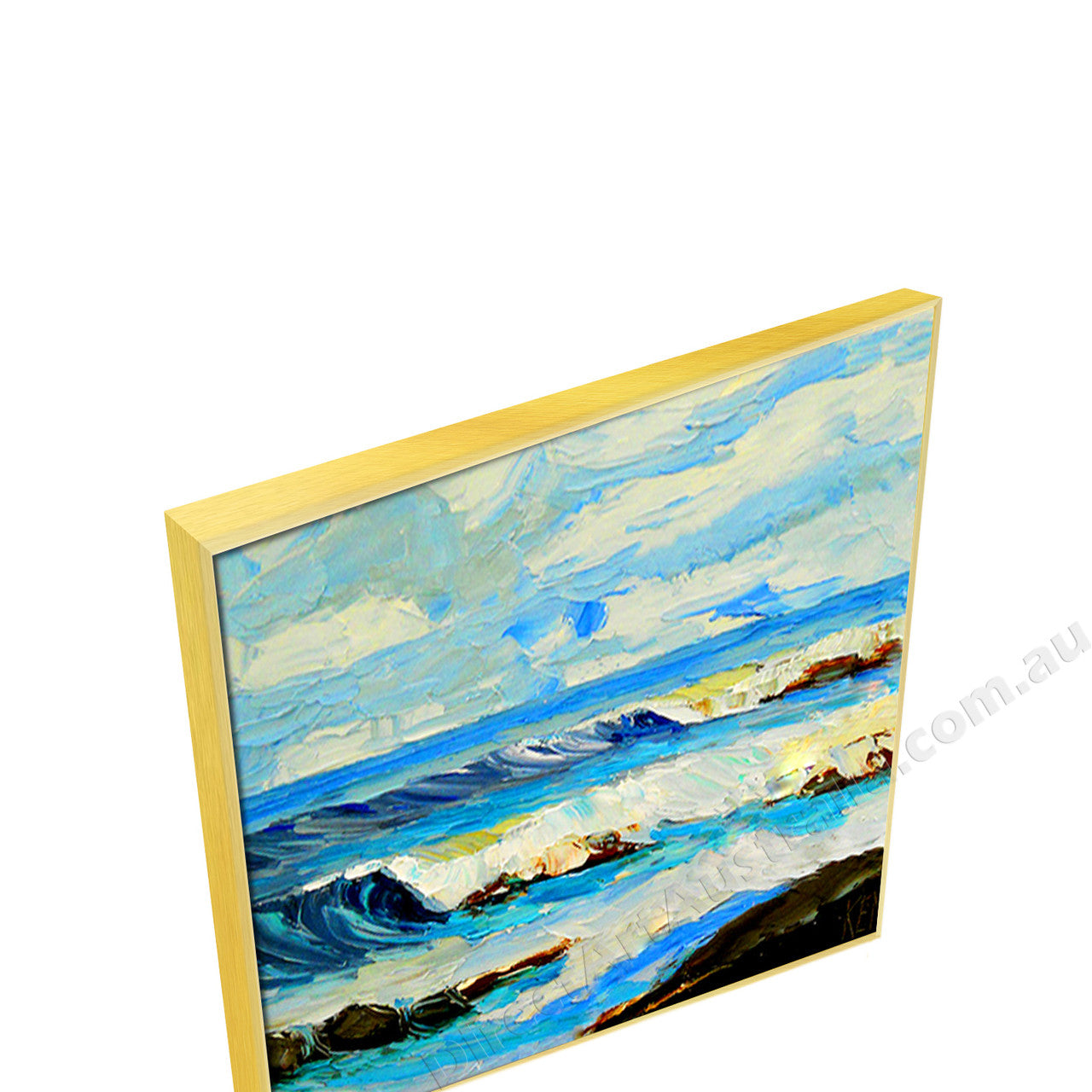 Gold Floating Frame