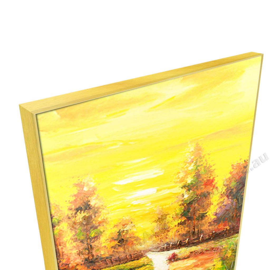 Gold Floating Frame