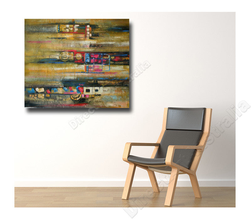 Indistinct on the wall
