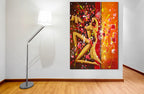 Exotic Dancer on the wall