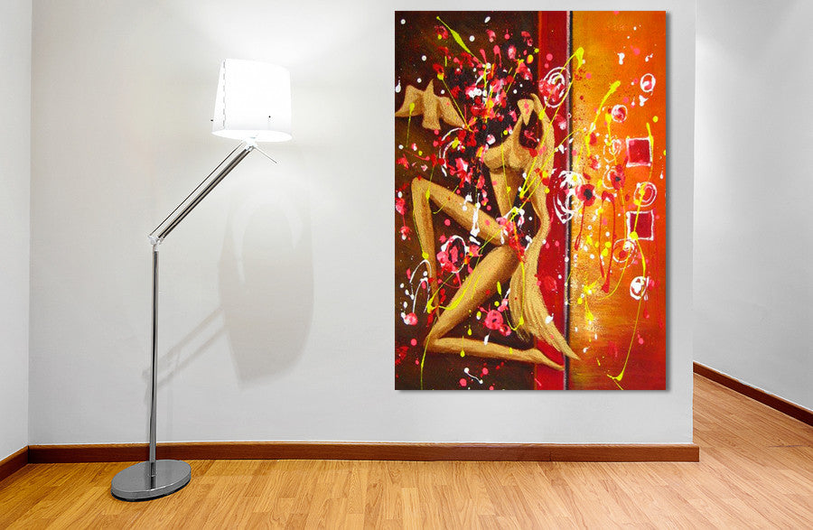 Exotic Dancer on the wall