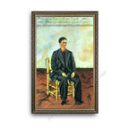 Self-Portrait with Cropped Hair Ornate Silver Frame