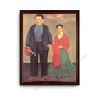 Frieda and Diego Rivera Dark Brown with Gold Inner