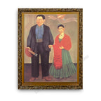 Frieda and Diego Rivera Gold Ornate Outer Frame