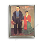 Frieda and Diego Rivera Modern Flat Silver