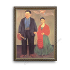 Frieda and Diego Rivera Ornate Silver Frame