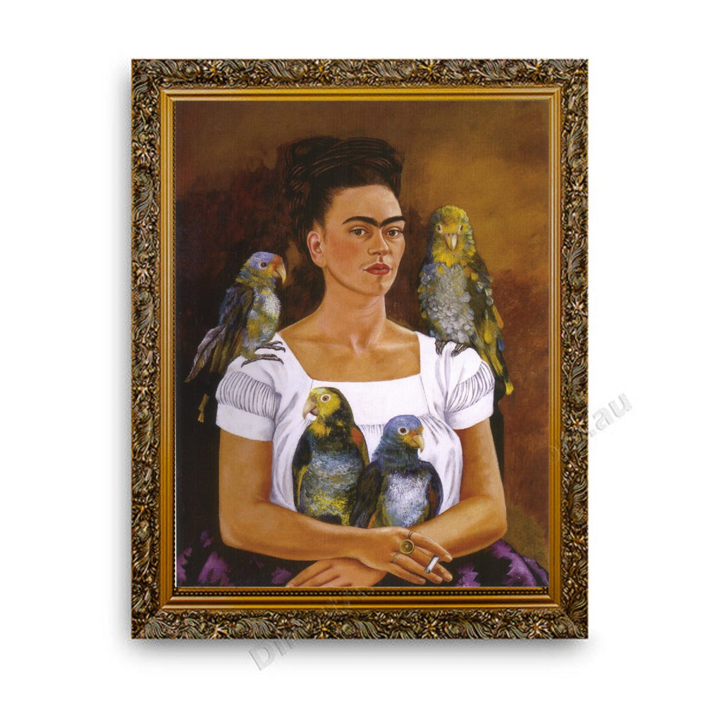 Me and My Parrots Gold Ornate Outer Frame