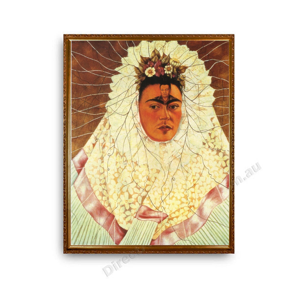 Self-Portrait as a Tehuana Gold A1 Frame