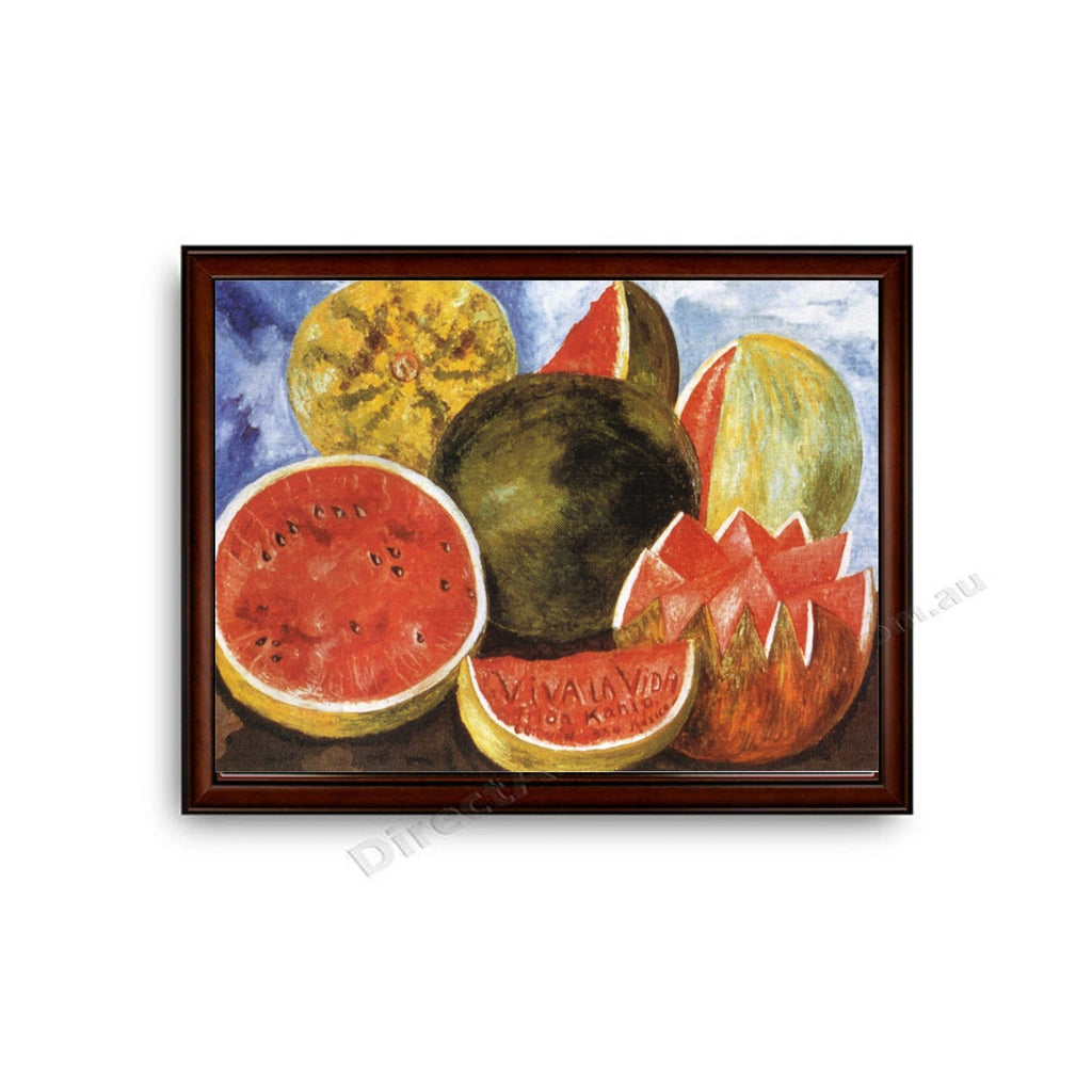 Viva la Vida, Watermelons Dark Brown with Gold Inner