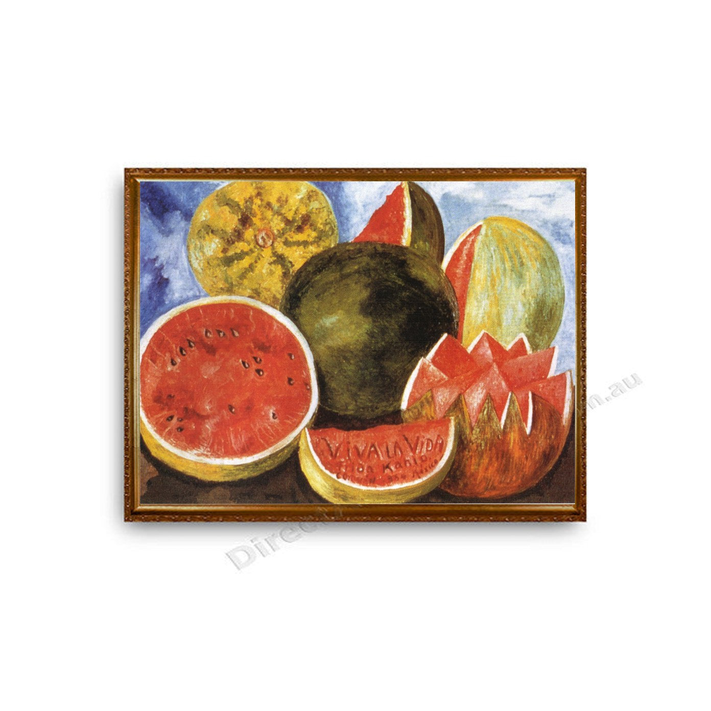 Viva la Vida, Watermelons Gold A1 Frame