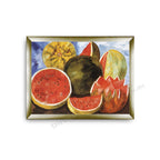Viva la Vida, Watermelons Modern Flat Gold Frame
