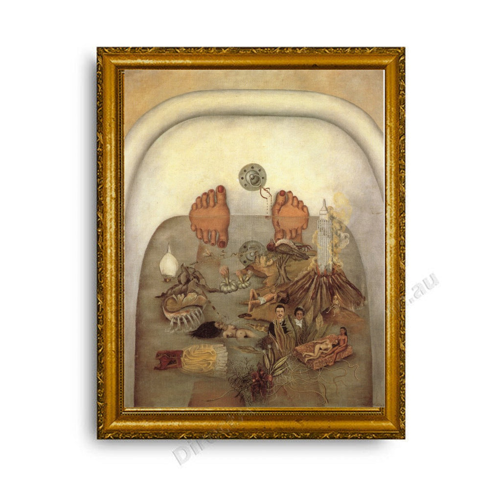 What the Water Gave Me Gold Classic Frame
