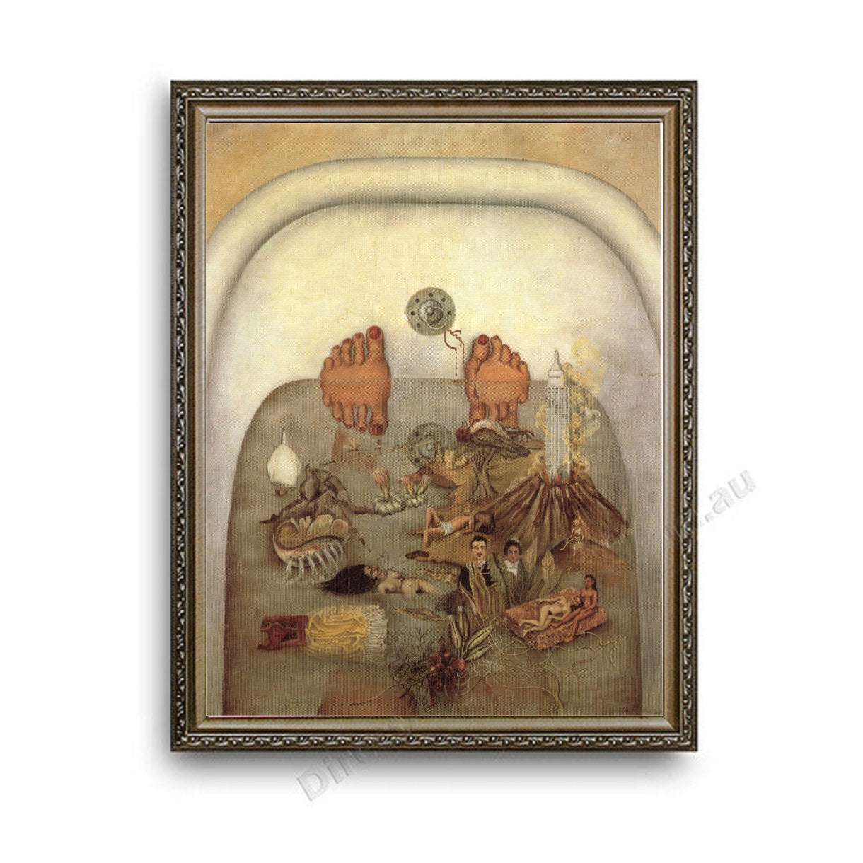 What the Water Gave Me Ornate Silver Frame