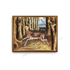 The Wounded Deer Gold A1 Frame