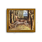 The Wounded Deer Gold Classic Frame