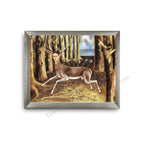The Wounded Deer Modern Flat Silver