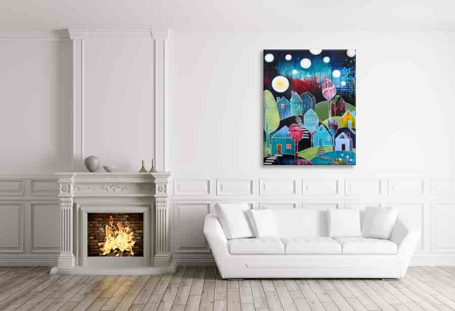 Nathalie Vachon | Love Written in the Stars on the wall
