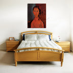 Girl with Braids on the wall