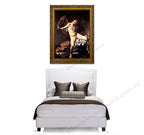 Amor Victorious on the wall