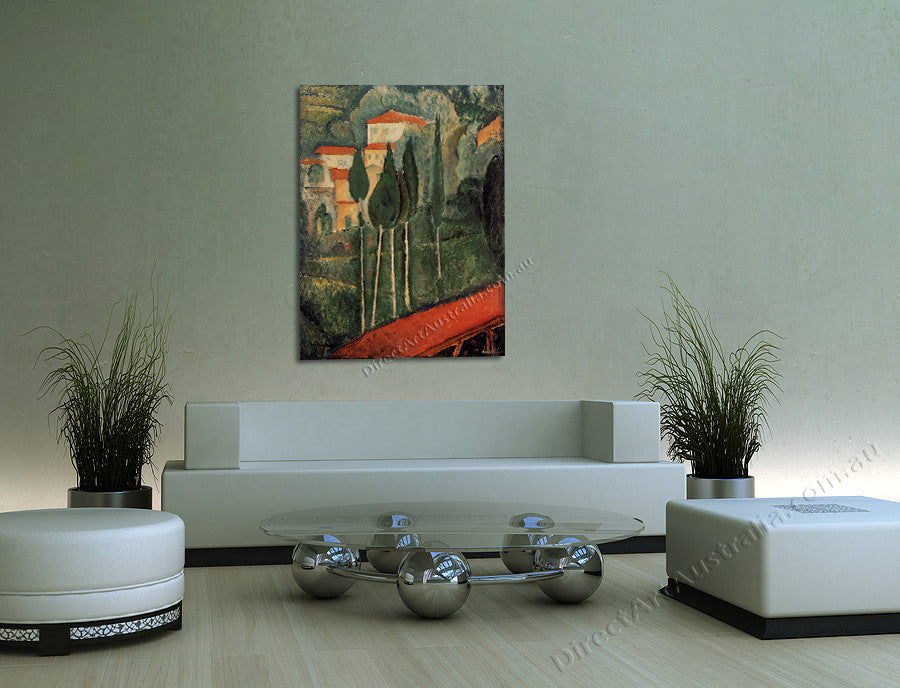Landscape Southern France on the wall