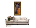 Portrait of Emilie Floge on the wall