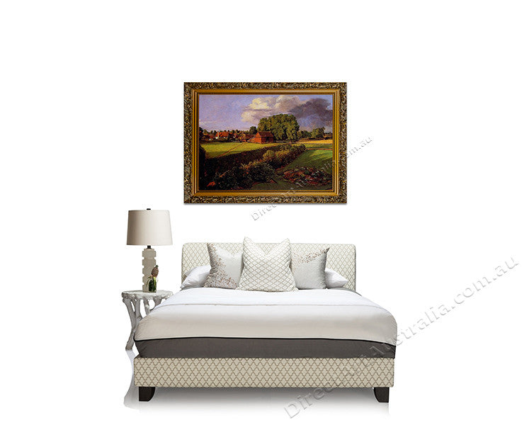 Golding Constable's Flower Garden on the wall