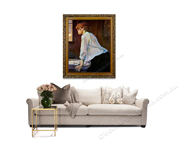 The Laundress on the wall