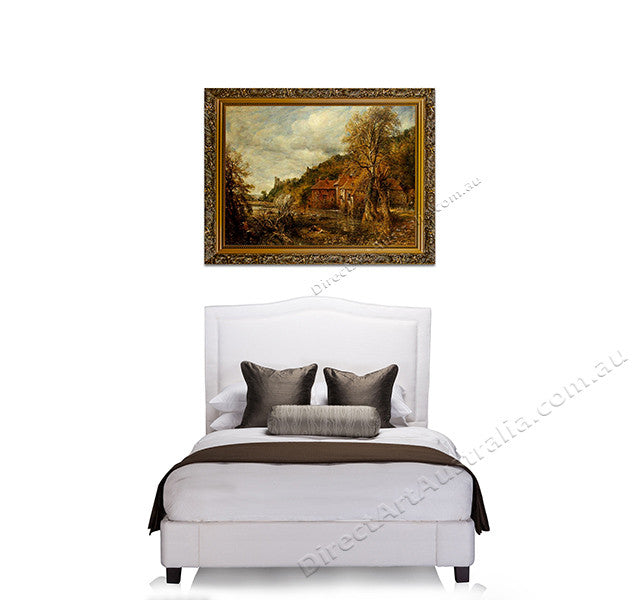 Arundel Mill and Castle on the wall
