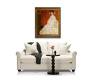 Portrait of Friza Riedler on the wall