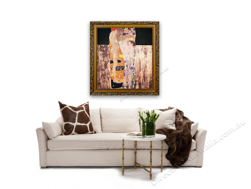 The Three Ages of Woman on the wall