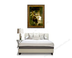 Nymphs and Satyr on the wall