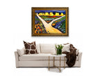 Vegetable Fields on the wall