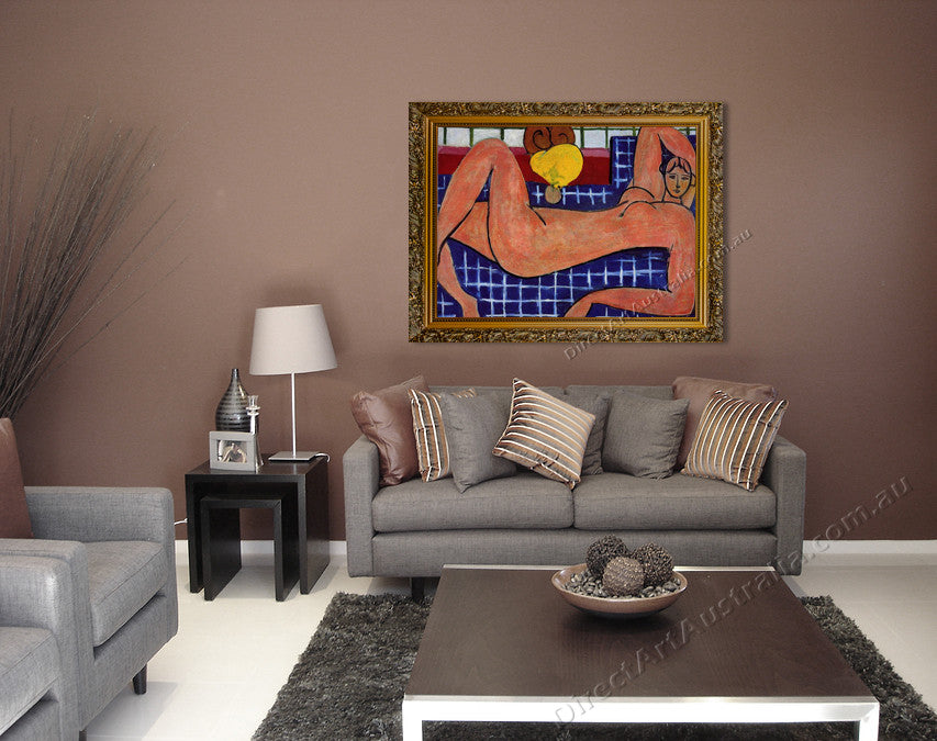 Large Reclining Nude (The Pink Nude) on the wall