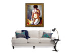 Nude with Coral Necklace on the wall
