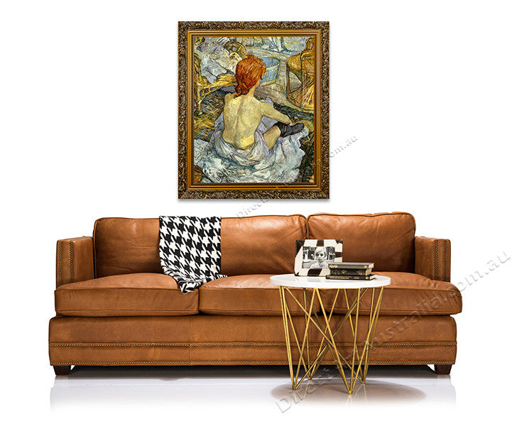Woman at Her Toilette on the wall