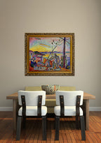 Luxe, Calm et Volupte on the wall