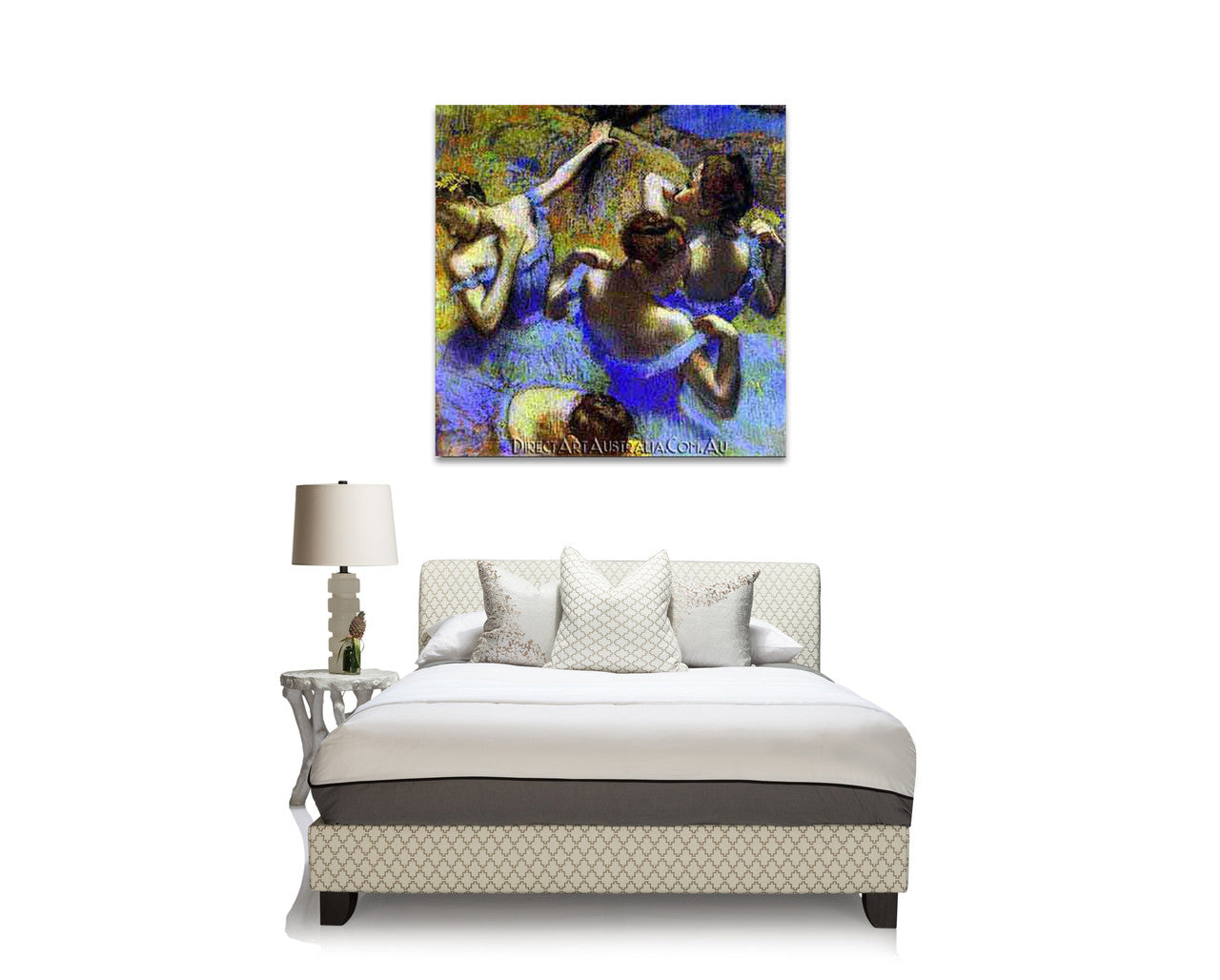 The Blue Dancers on the wall