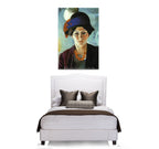 Portrait of the Artist's Wife Elisabeth with a Hat on the wall