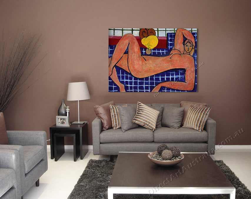 Large Reclining Nude (The Pink Nude) on the wall