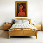 Girl with Braids on the wall
